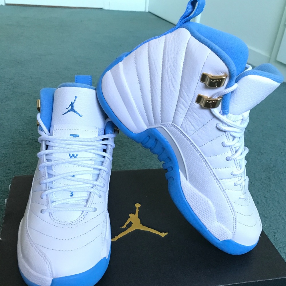 Jordan 12 Melo University blue