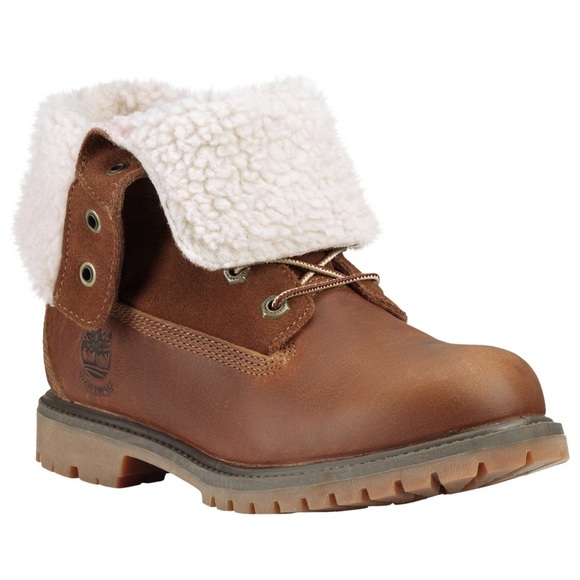 WOMEN'S TIMBERLAND AUTHENTICS WP FOLD-DOWN BOOTS - Picture 1 of 6