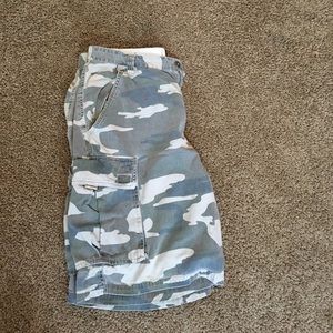 Men's Camo Cargo Shorts