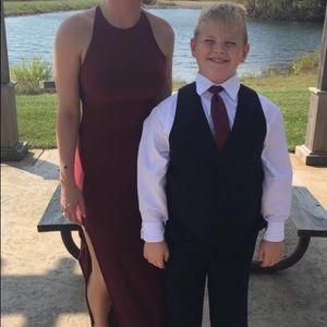 Maroon dress