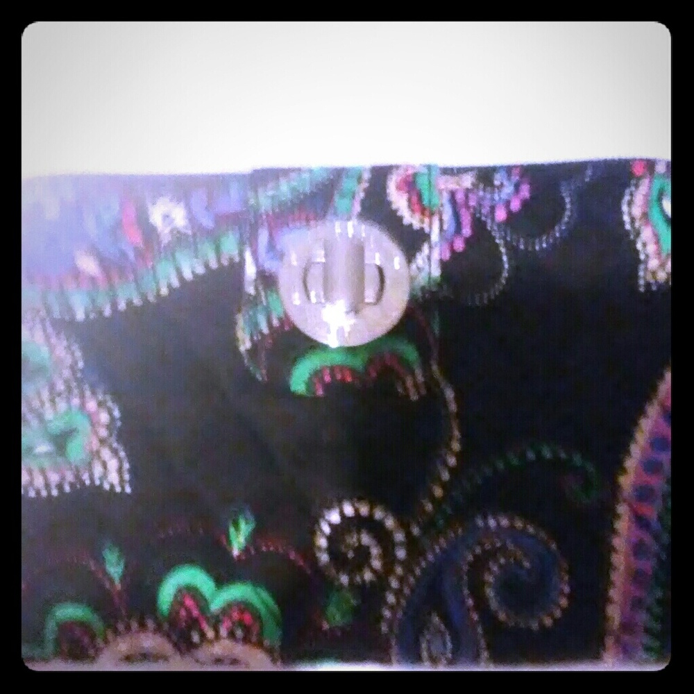 Vera Bradley Turn Lock Wallet Kiev Paisley