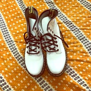 White Doc Martens Size 8