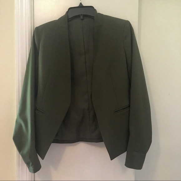 Theory Jackets & Blazers - Green suit jacket (size 2)