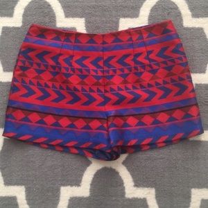 Tribal Printed Shorts Size Medium