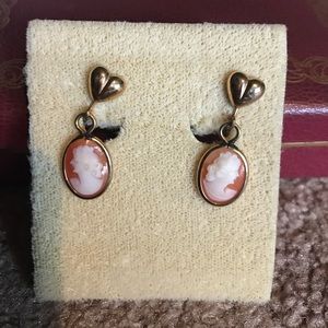 Vintage Cameo Earrings