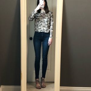 Zara snake print blouse
