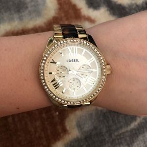 Fossil two tone watch