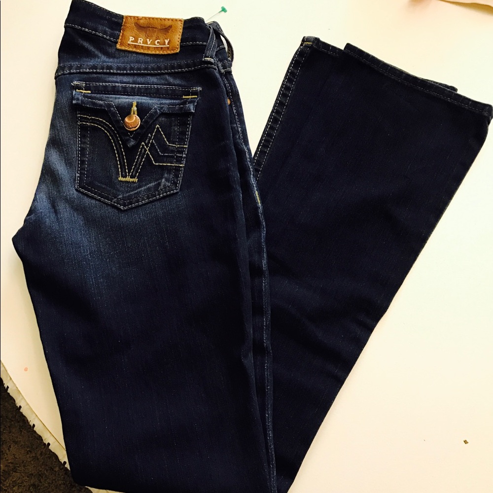 PRVCY blue jeans