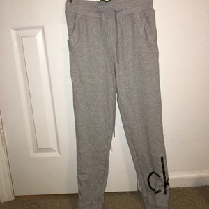 Grey Calvin Klein sweatpants