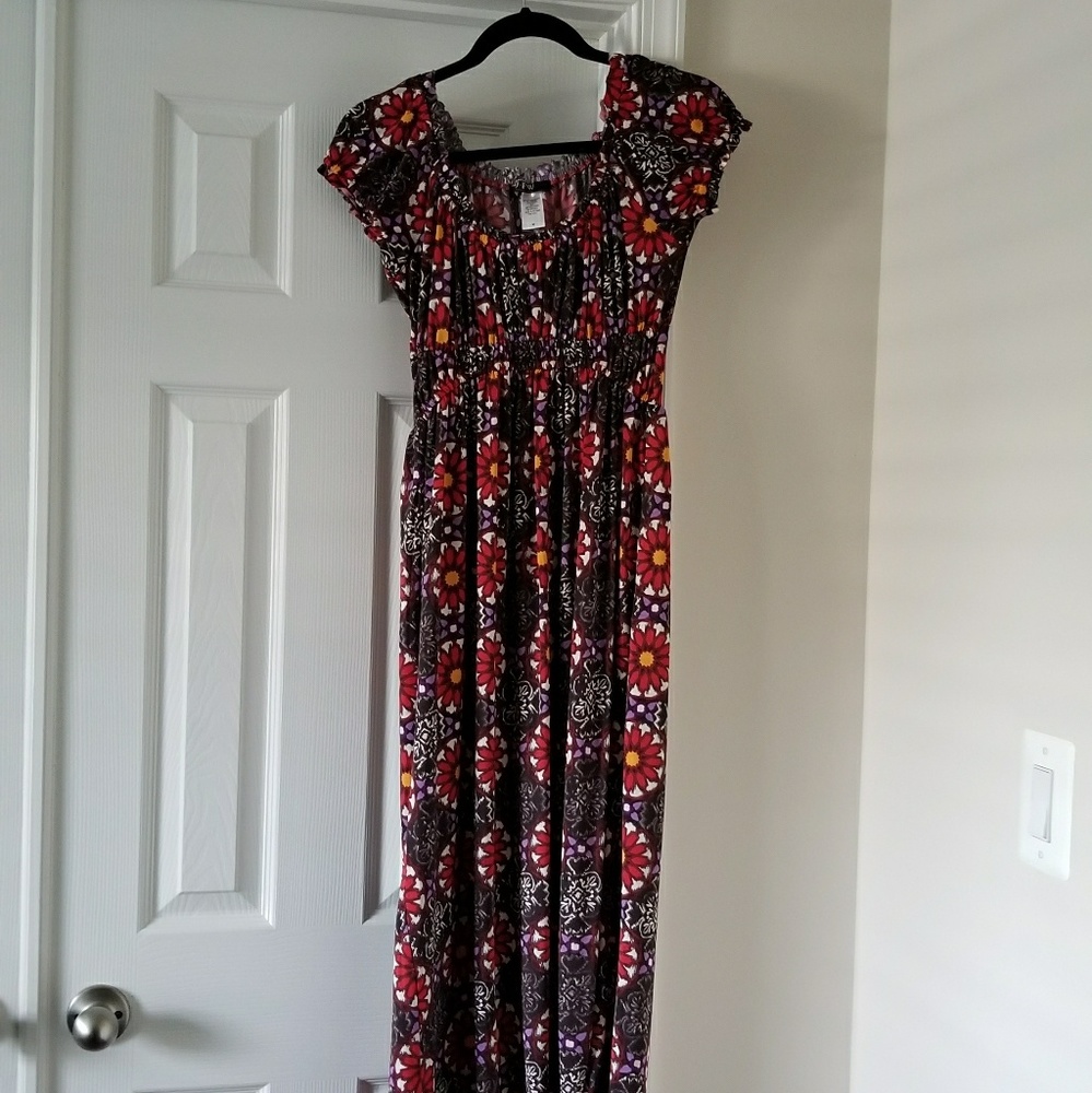 Peasant top maxi dress