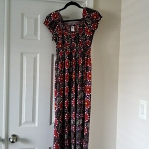 Peasant top maxi dress