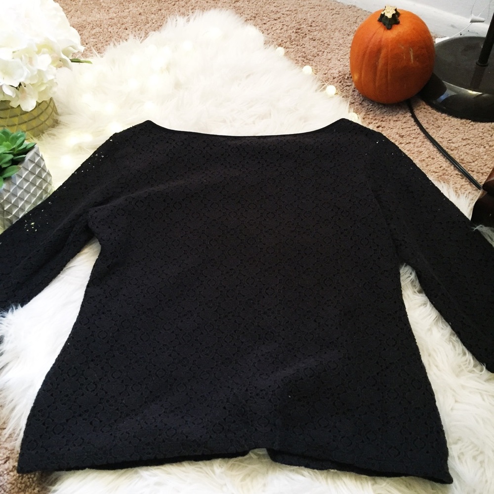 Black Lace Top - Picture 6 of 8