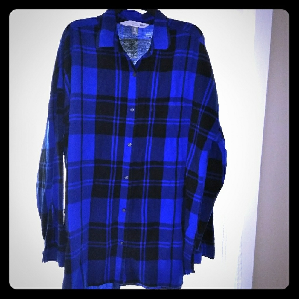 Old Navy Plaid button down shirt