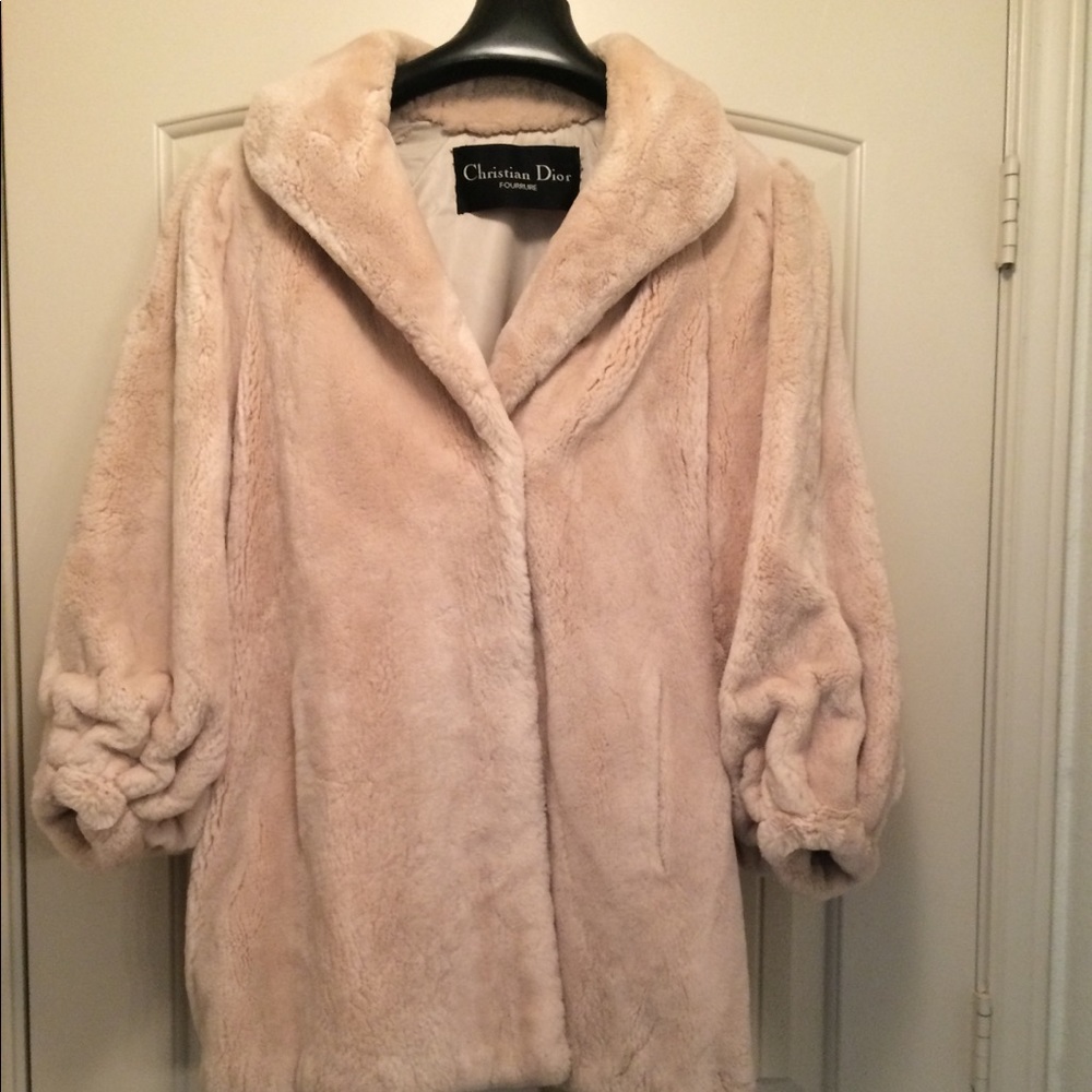 Christian Dior Fourrure Sheared Beaver coat