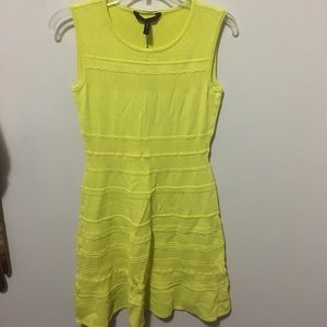 Yellow/chartreuse bcbg dress