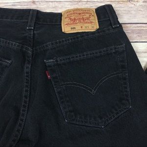 Vintage black high waisted Levi's 501 mom jeans