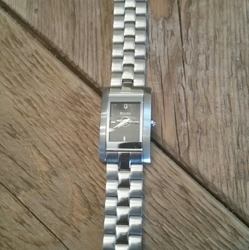 Bulova Silver Tone Womens Watch