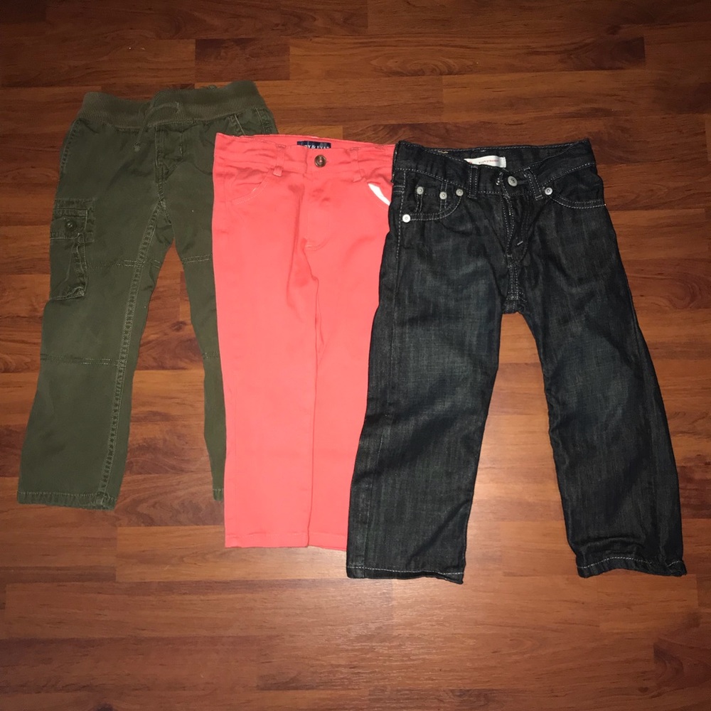 Bundle of 3T toddler boy pants