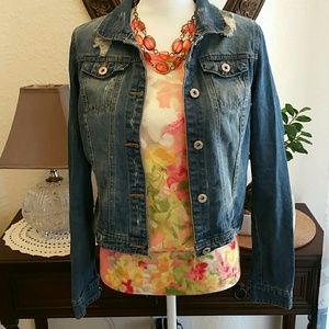 Distressed denim jacket from City Sono