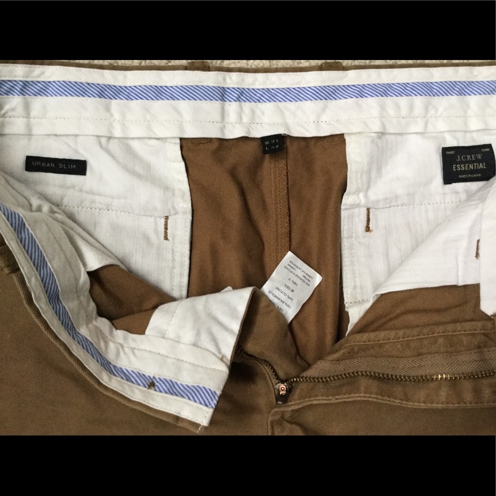 J. Crew Urban Slim Essential chino 31x32 NWOT