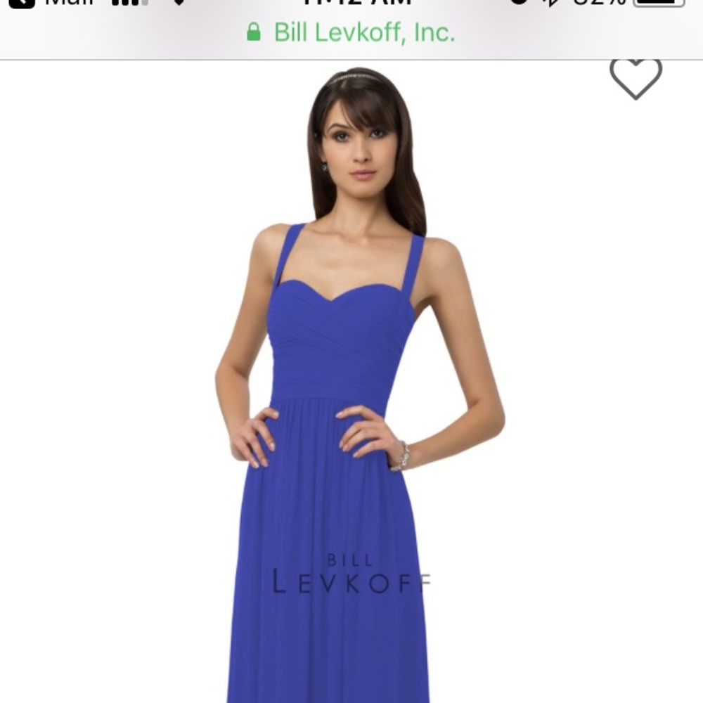 Bill Levkoff Bridesmaid Dress Maxi in Horizon