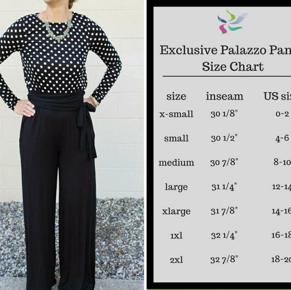 Ladys Plazzo Pants - Picture 3 of 4