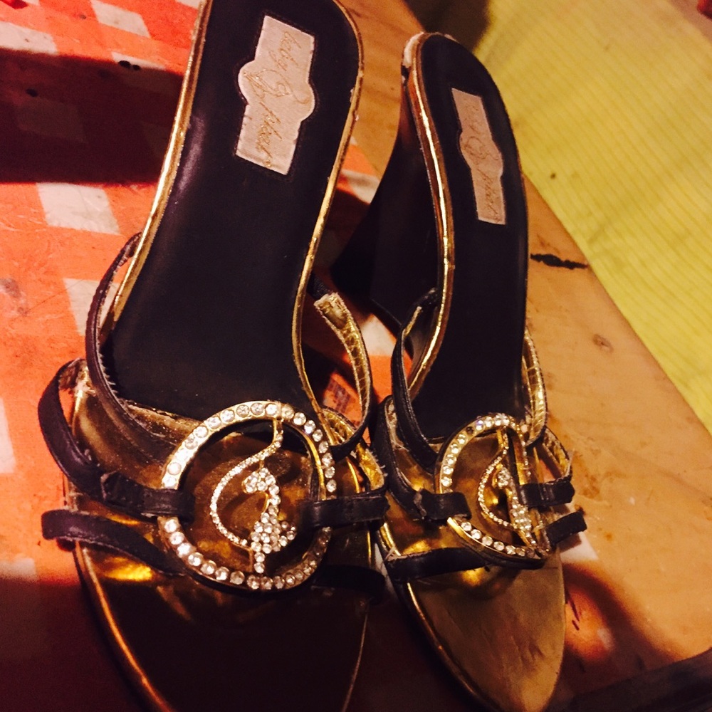 Baby Phat 2007 strappy heels SIZE 8