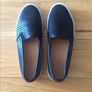 Jcrew factory black slide-on