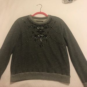 abercrombie & Fitch semi crop sweater