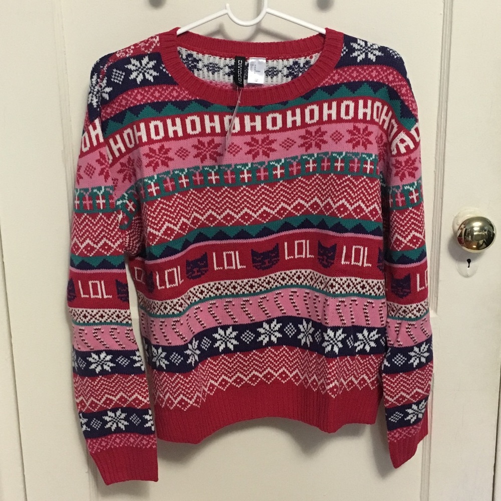 H&M ugly christmas sweater
