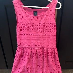 GAP girls pink lace dress (size M)