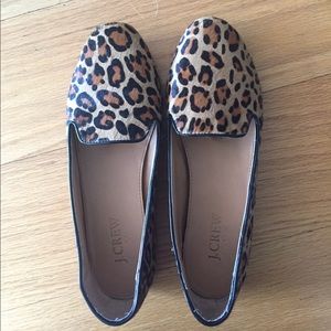 Jcrew factory leopard flats