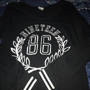 PINK long sleeve graphic T-shirt