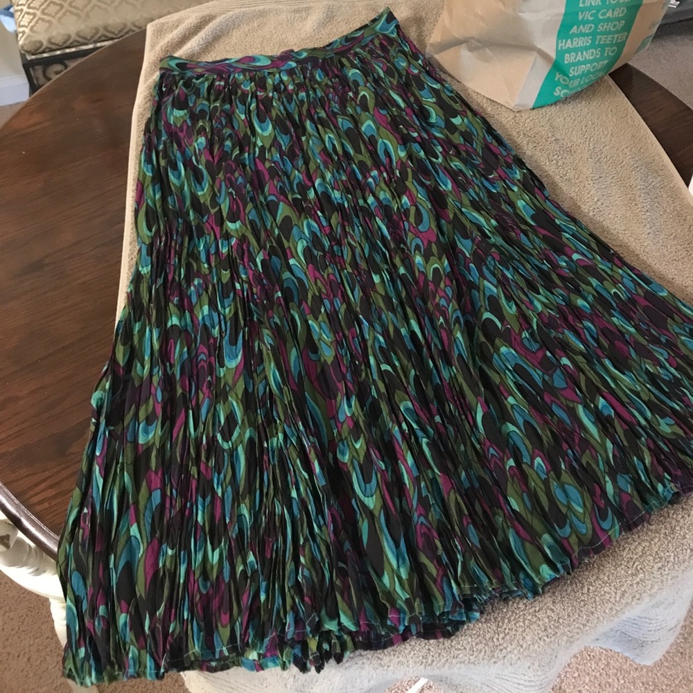Long Jewel Tone skirt