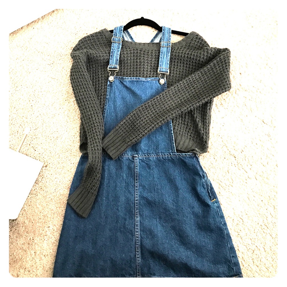 Boohoo jean jumper