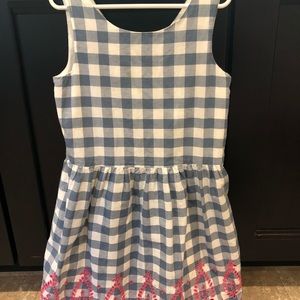 GAP girls gingham dress (size 8)