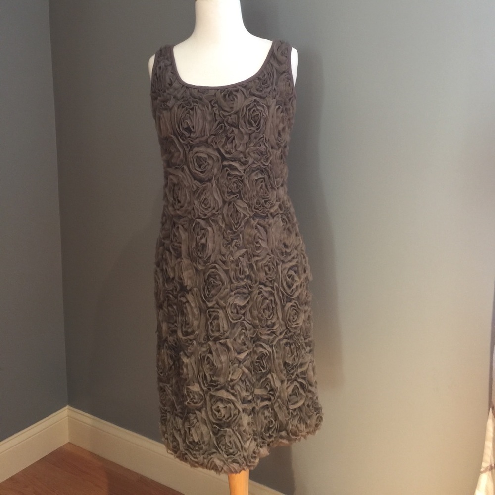 Rosette cocktail dress