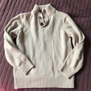 Boys Half Button Sweater