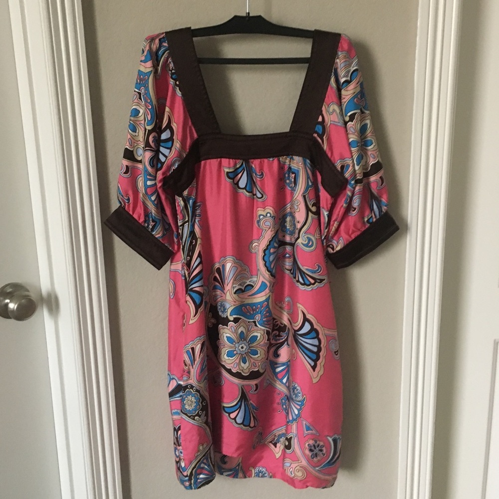 BR 100% Silk Shift POCKET Dress Fall Collection