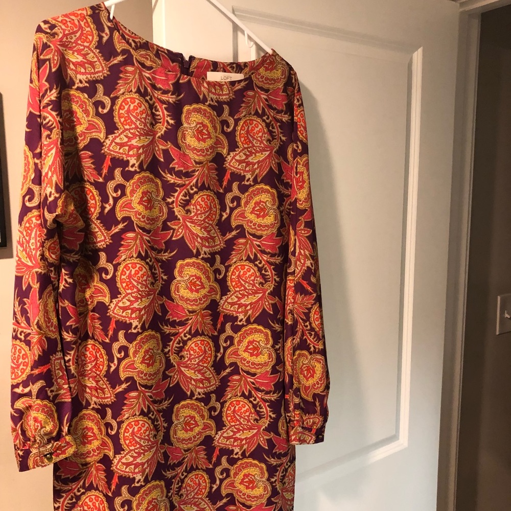 LOFT paisley women’s dress (M)