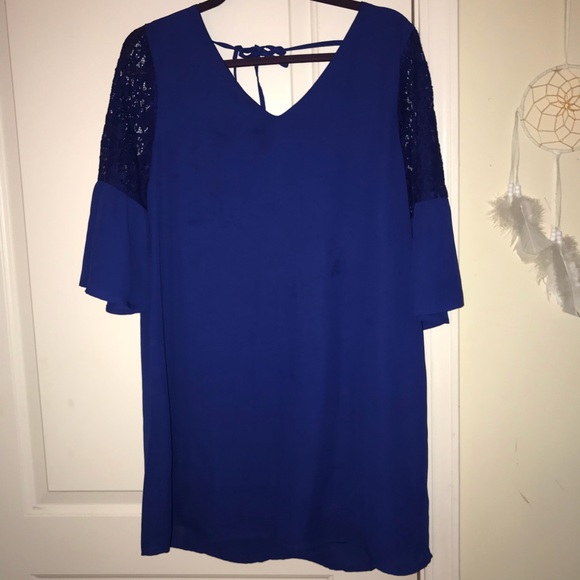 Blue Shift Dress - Picture 1 of 3