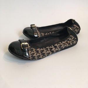 Michael Kors MK Print Ballet Flats