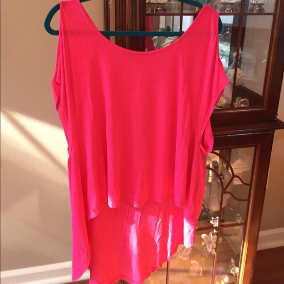 Lf hot pink flowy millau top - Picture 2 of 3