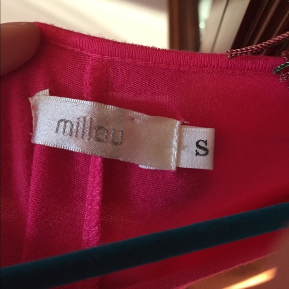 Lf hot pink flowy millau top - Picture 3 of 3