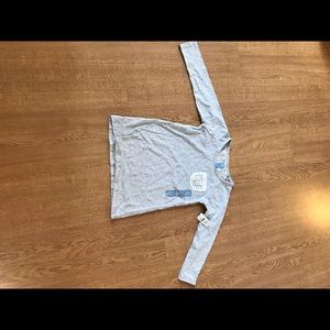 Little Girl Long Sleeve Tunic with Lace Detail