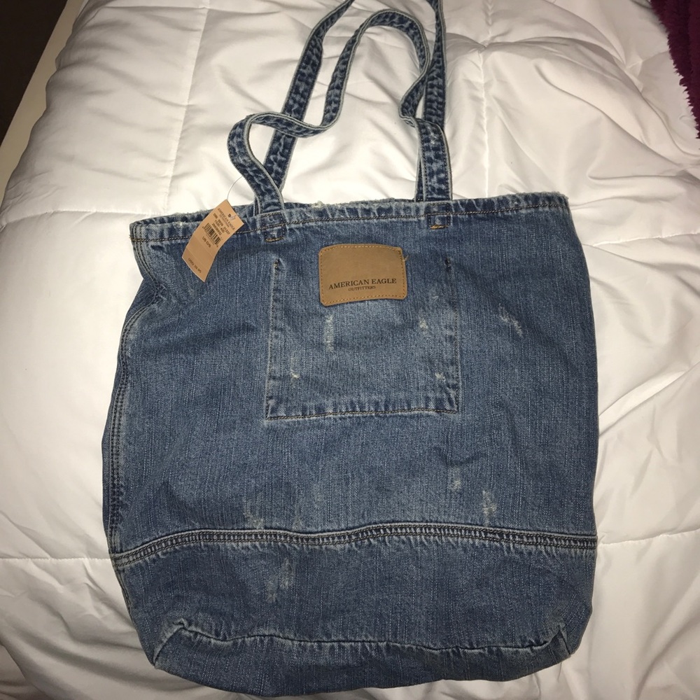 Denim tote
