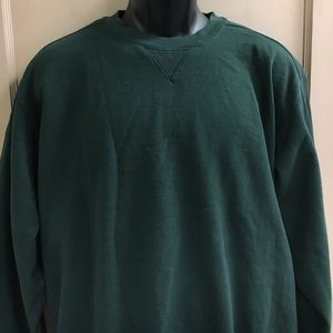 L.L. Bean Dark Green Crewneck Sweatshirt L