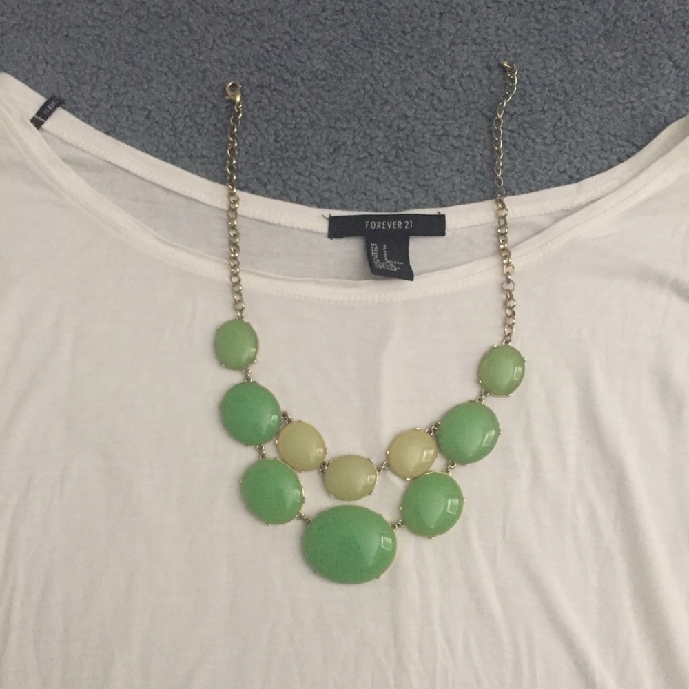 FRANCESSCAS Green Bubble Necklace