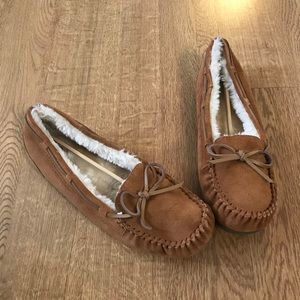 Woman's Brown Moccasins