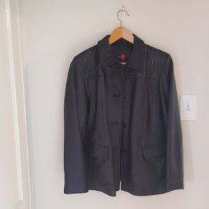 Gallery Petite Leather Jacket (approx. size 8)